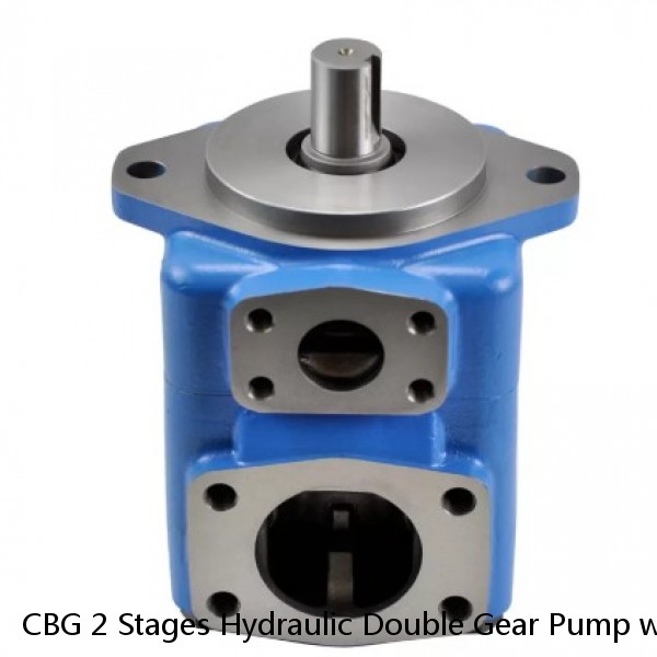 CBG 2 Stages Hydraulic Double Gear Pump with valve for Log Splitter #1 image